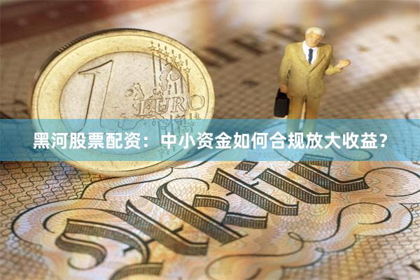 黑河股票配资：中小资金如何合规放大收益？